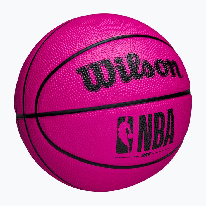 Dětský basketbalový míč   Wilson DRV Mini pink velikost 3 2