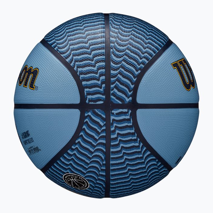 Basketbalový míč  Wilson NBA Player Icon Outdoor Morant blue velikost 7 7