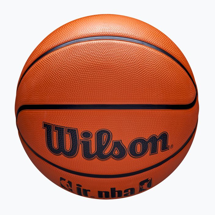 Basketbalový míč  Wilson NBA JR Drv Fam Logo brown velikost 7 4