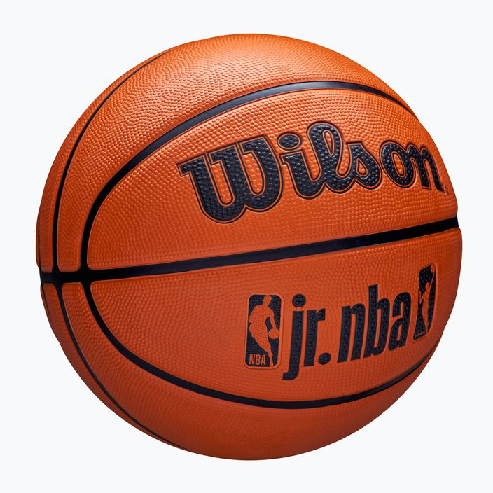 Basketbalový míč  Wilson NBA JR Drv Fam Logo brown velikost 6 2