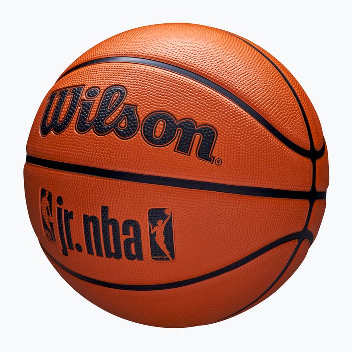 Basketbalový míč  Wilson NBA JR Drv Fam Logo brown velikost 6 3