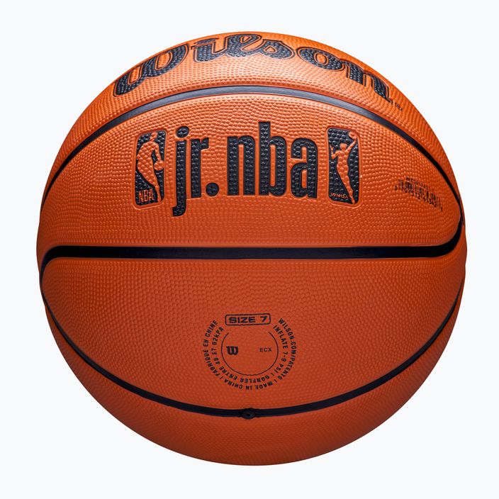 Basketbalový míč  Wilson NBA JR Drv Fam Logo brown velikost 6 5