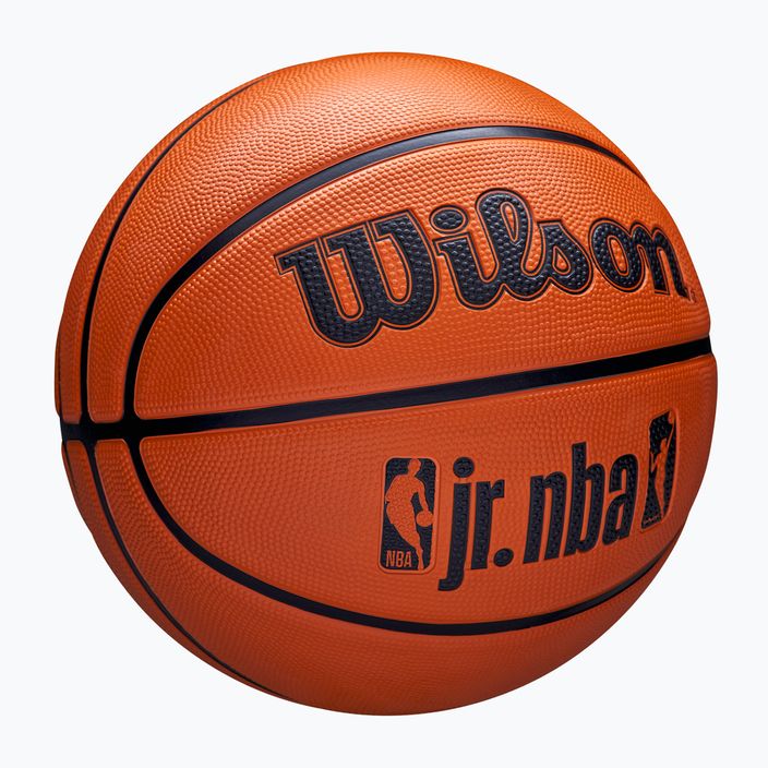 Dětský basketbalový míč   Wilson NBA JR Drv Fam Logo brown velikost 4 2