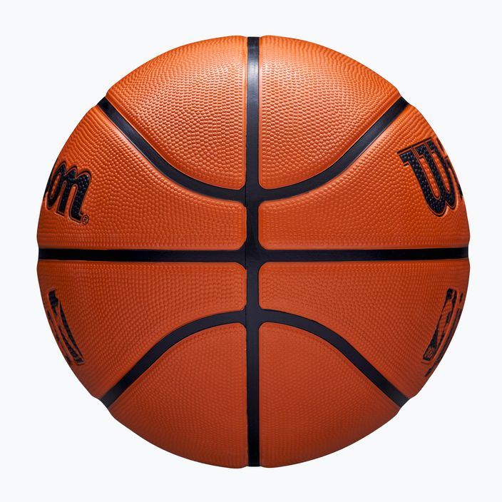 Dětský basketbalový míč   Wilson NBA JR Drv Fam Logo brown velikost 4 6