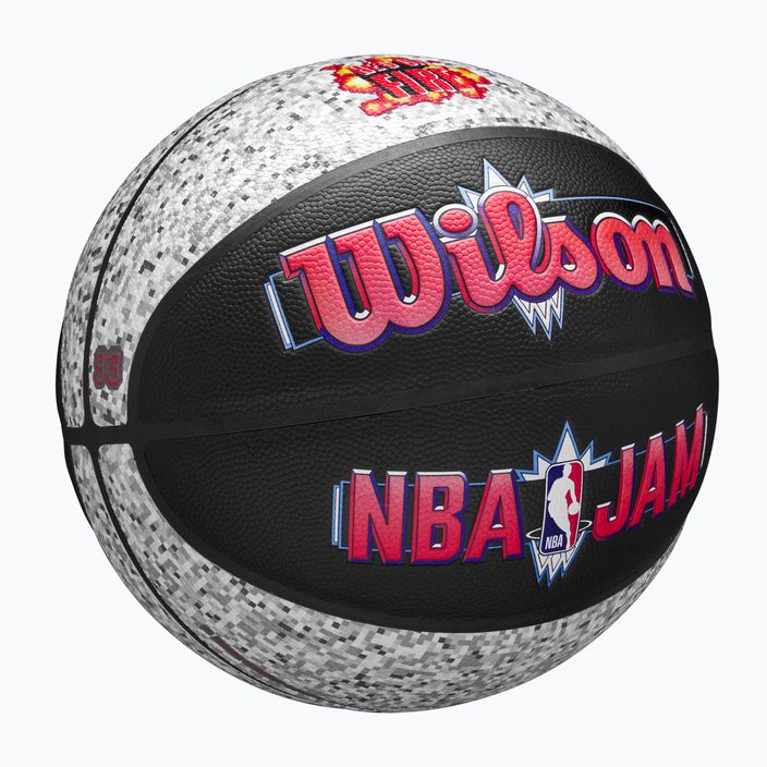 Basketbalový míč  Wilson NBA Jam Indoor Outdoor black/grey velikost 7 2