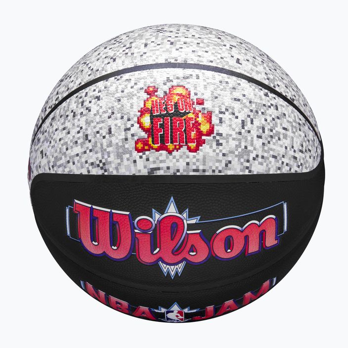 Basketbalový míč  Wilson NBA Jam Indoor Outdoor black/grey velikost 7 4