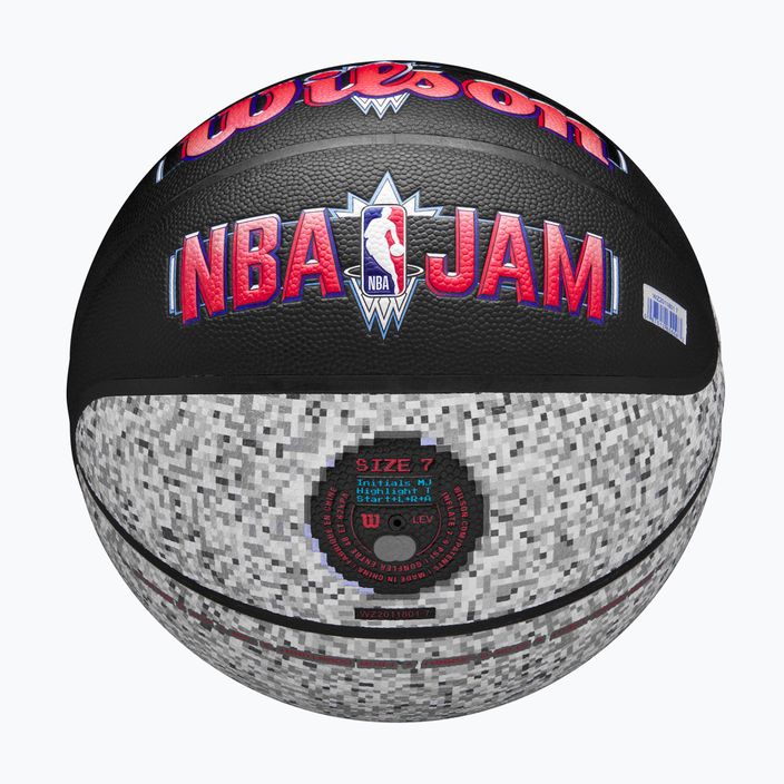 Basketbalový míč  Wilson NBA Jam Indoor Outdoor black/grey velikost 7 5
