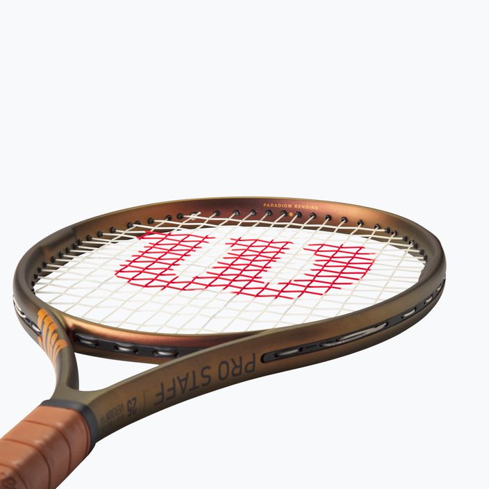 Dětská tenisová raketa Wilson Pro Staff 25 V14 zlatá WR126210U 11