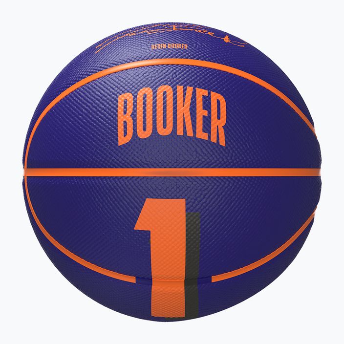 Dětský basketbalový míč   Wilson NBA Player Icon Mini Booker navy velikost 3