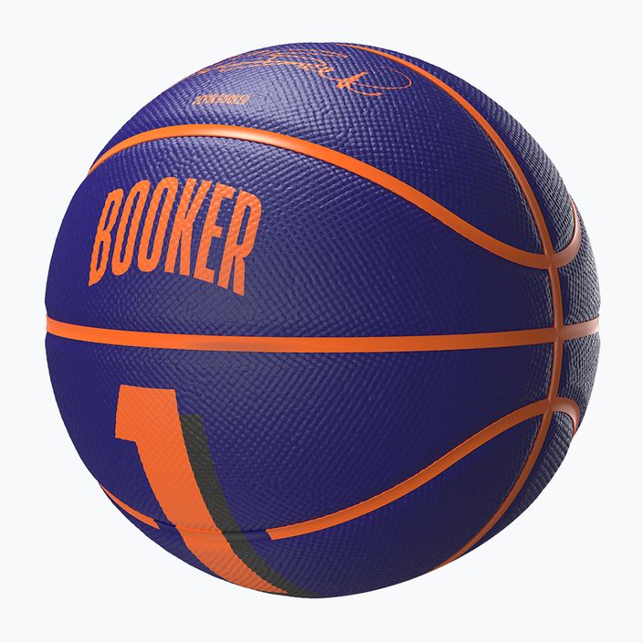 Dětský basketbalový míč   Wilson NBA Player Icon Mini Booker navy velikost 3 3