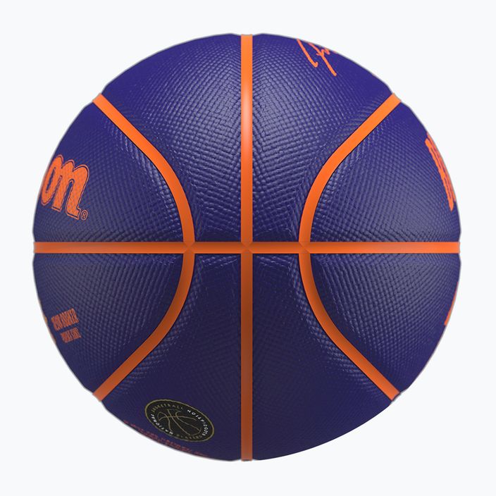 Dětský basketbalový míč   Wilson NBA Player Icon Mini Booker navy velikost 3 6