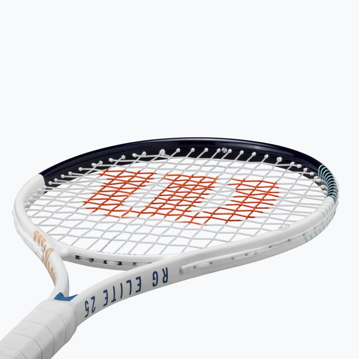 Dětská tenisová raketa Wilson Roland Garros Elite 25 white/navy 5