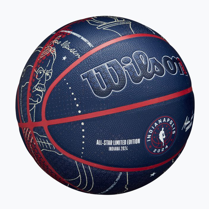 Basketbalový míč  Wilson 2024 NBA All Star Collector + krabice brown velikost 7 2
