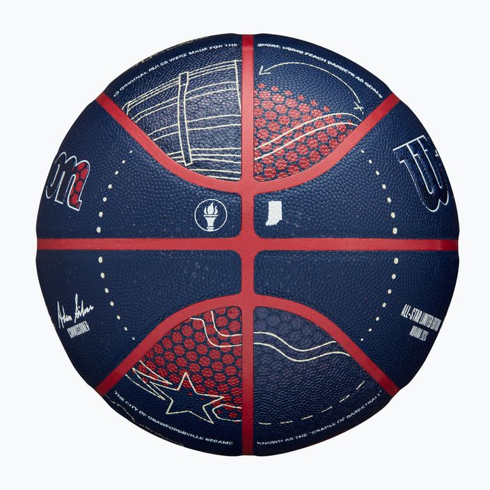 Basketbalový míč  Wilson 2024 NBA All Star Collector + krabice brown velikost 7 6
