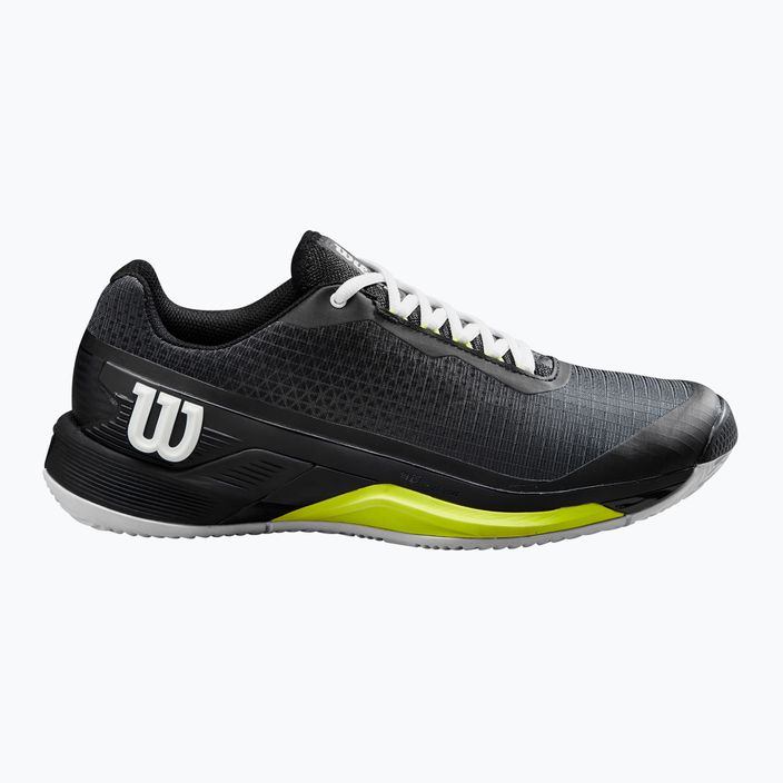 Pánské  tenisové boty  Wilson Rush Pro 4.0 Clay black/white/safety yellow 9