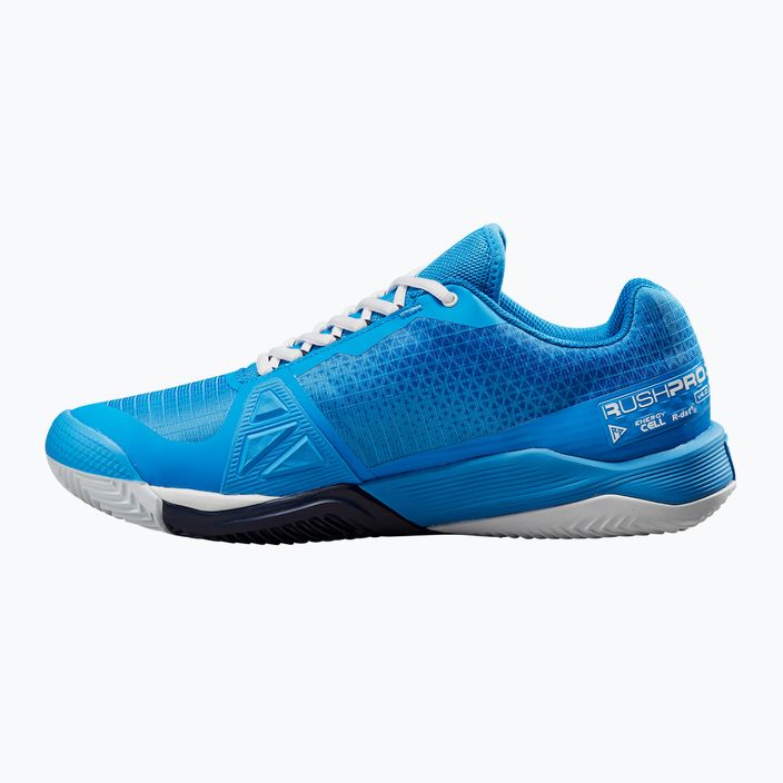 Pánské  tenisové boty  Wilson Rush Pro 4.0 Clay french blue/white/navy blazer 10