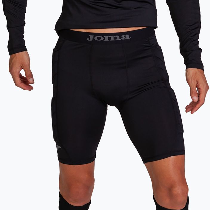 Dětské fotbalové šortky Joma Goalkeeper Protec černé 100010.100 7