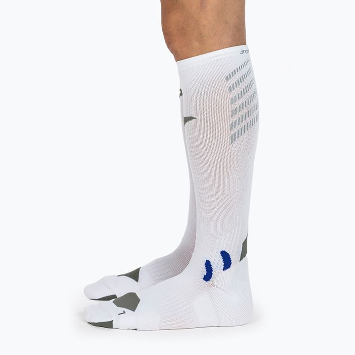 Kmpresní ponožky Joma Long Compression white 4