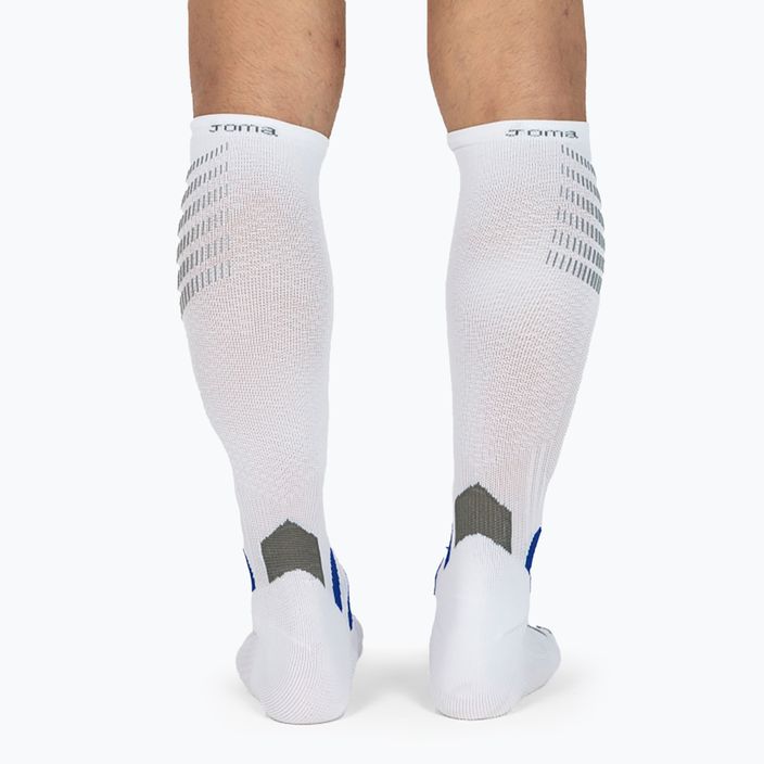 Kmpresní ponožky Joma Long Compression white 6