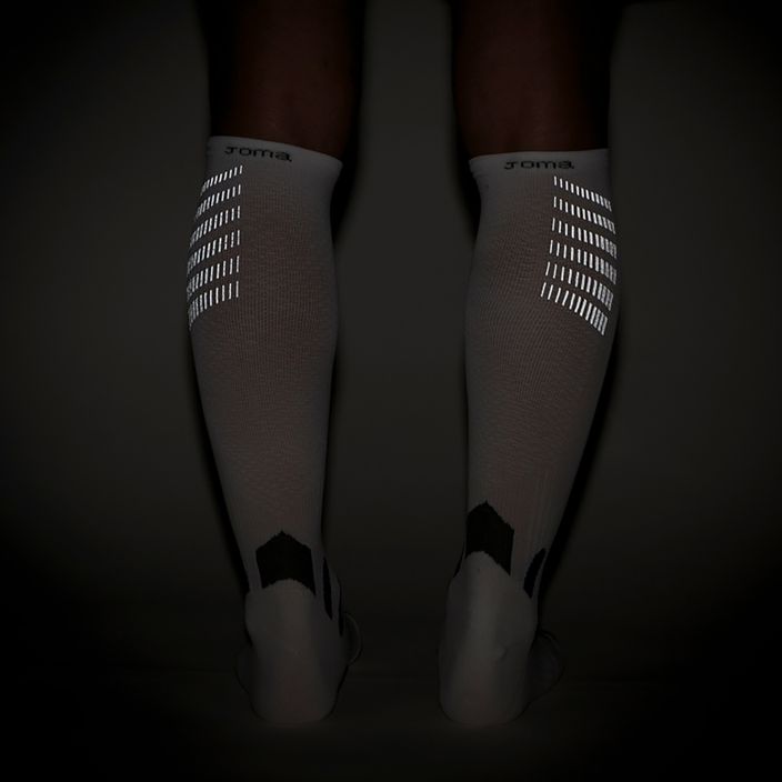Kmpresní ponožky Joma Long Compression white 8