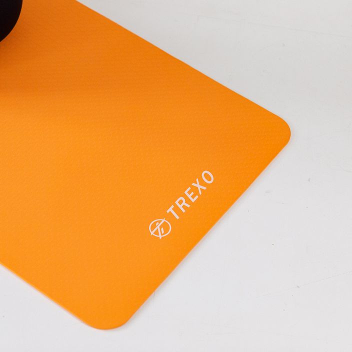 TREXO podložka na jógu TPE 6 mm oranžová YM-T01P 10