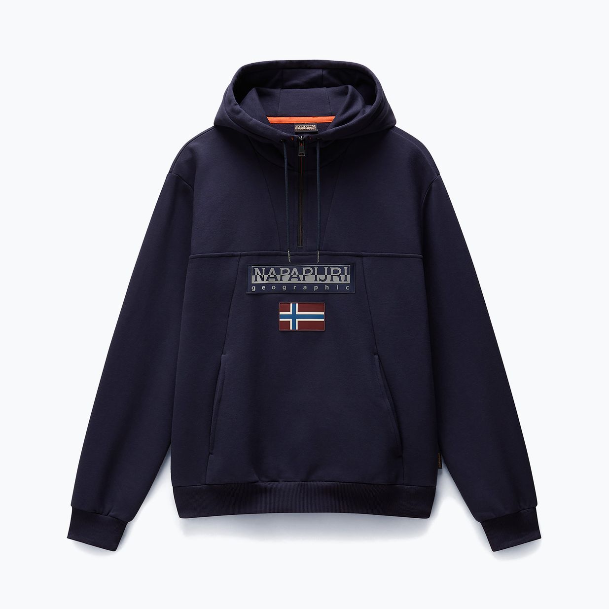 Pánská mikina Napapijri Burgee Half Zip Hooded 2.0 blu marine