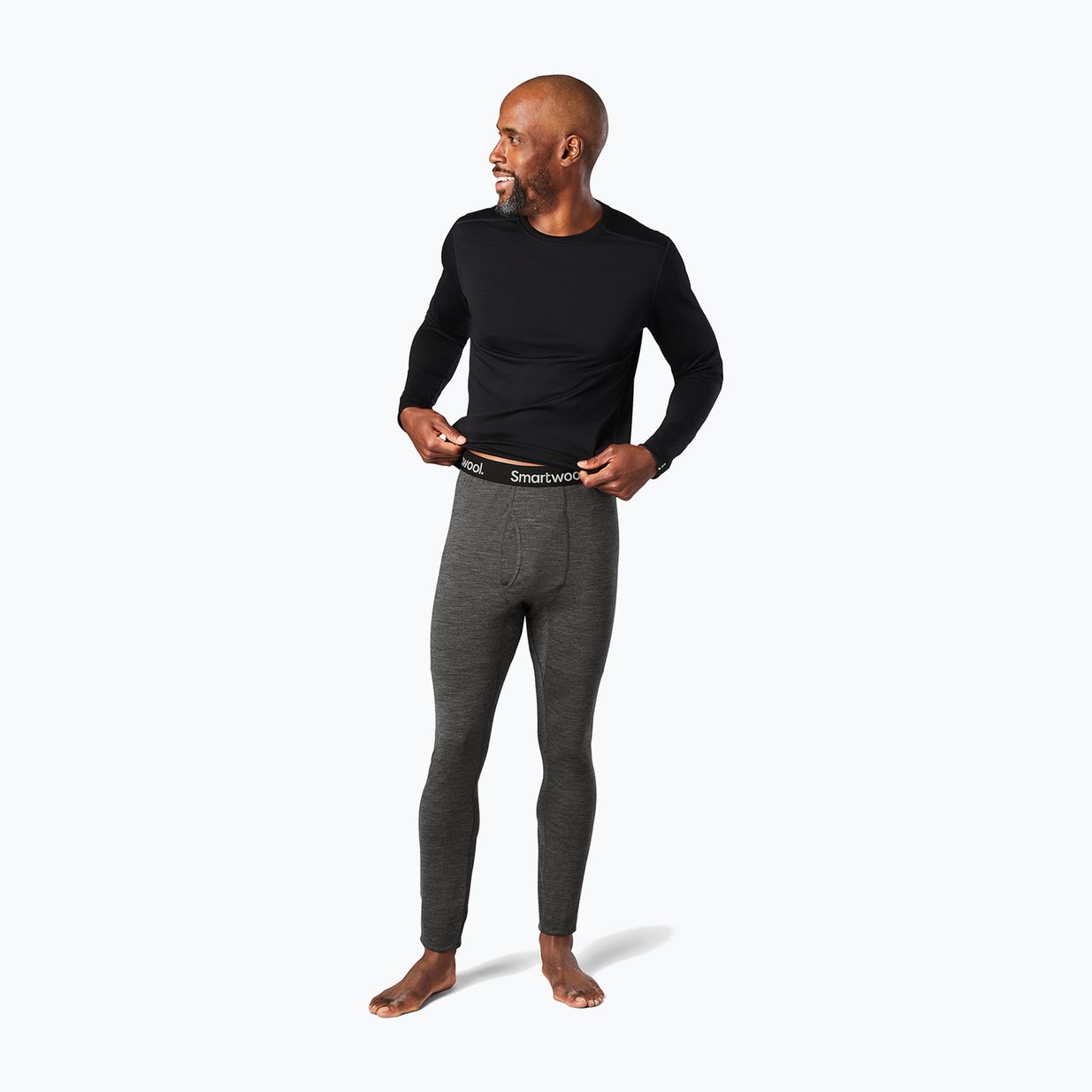 Dámské termokalhoty Smartwool Merino Baselayer Bottom Boxed iron heather 2