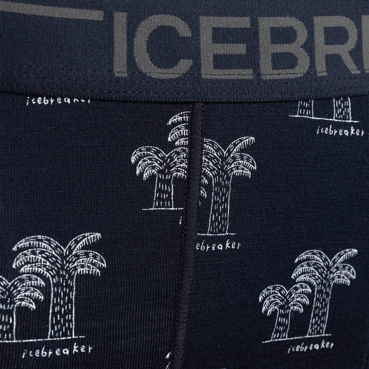 Pánské termální boxerky Icebreaker Anatomica navy blue 103029 3