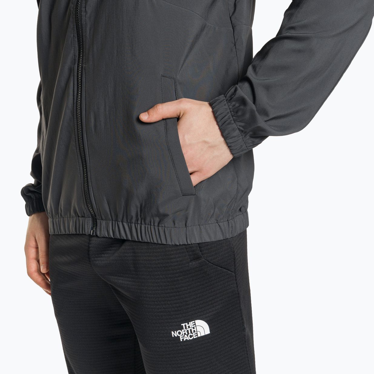 Pánská větrová bunda The North Face Ma Wind Track asphalt grey/black 5