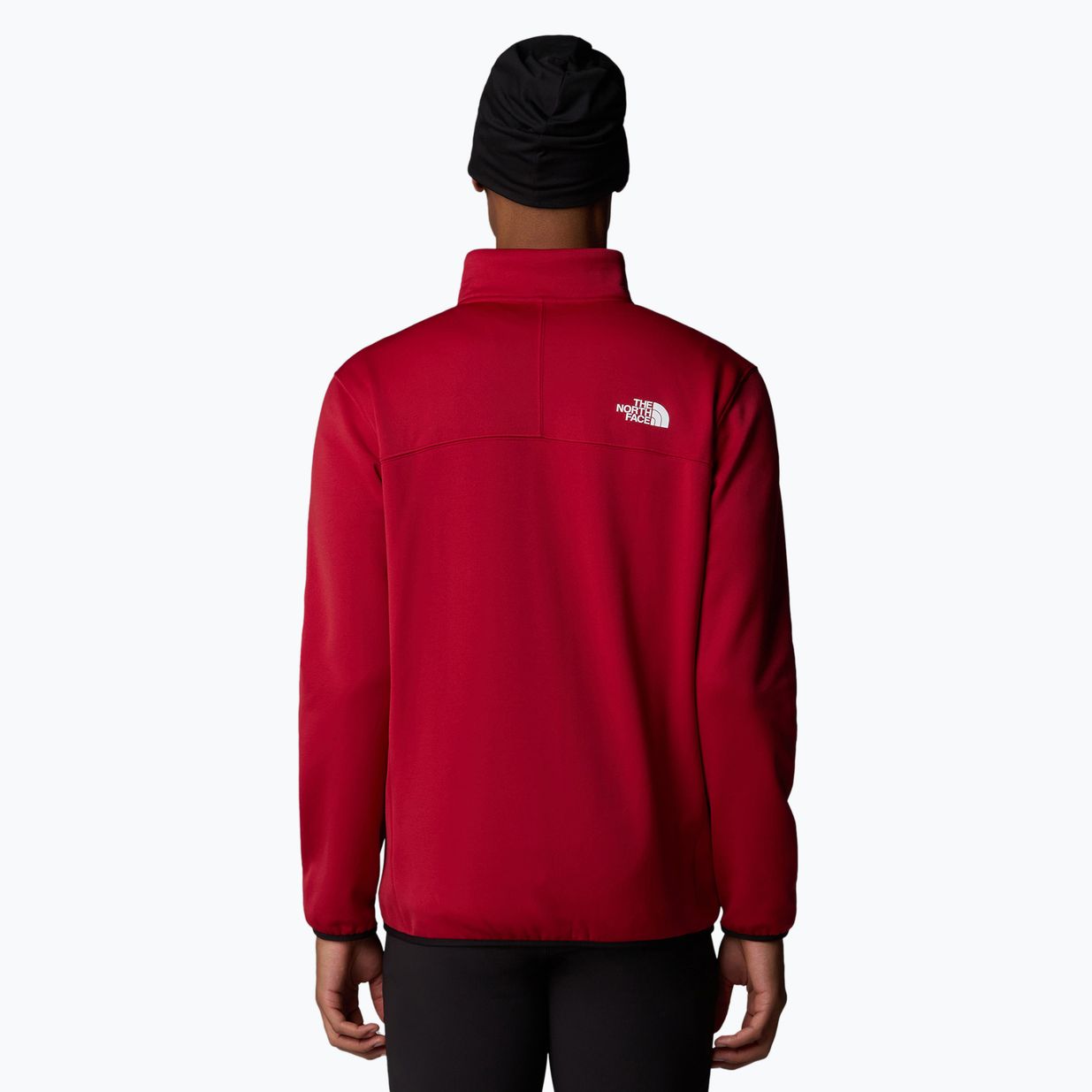 Pánská mikina  The North Face Crest FZ garnet red/black 3