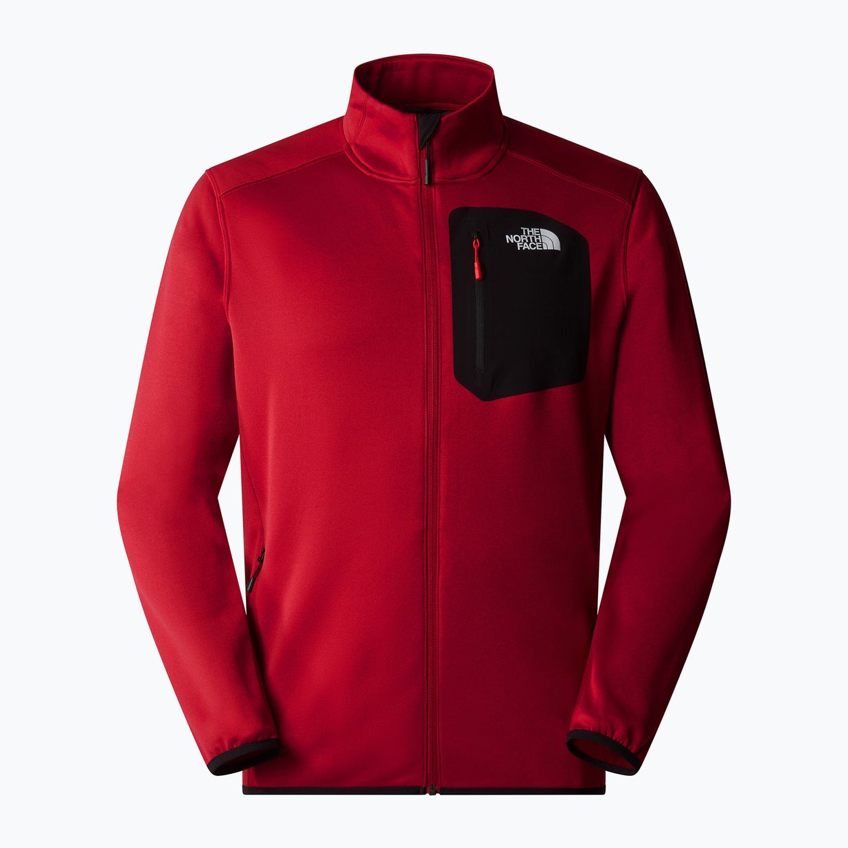 Pánská mikina  The North Face Crest FZ garnet red/black 5