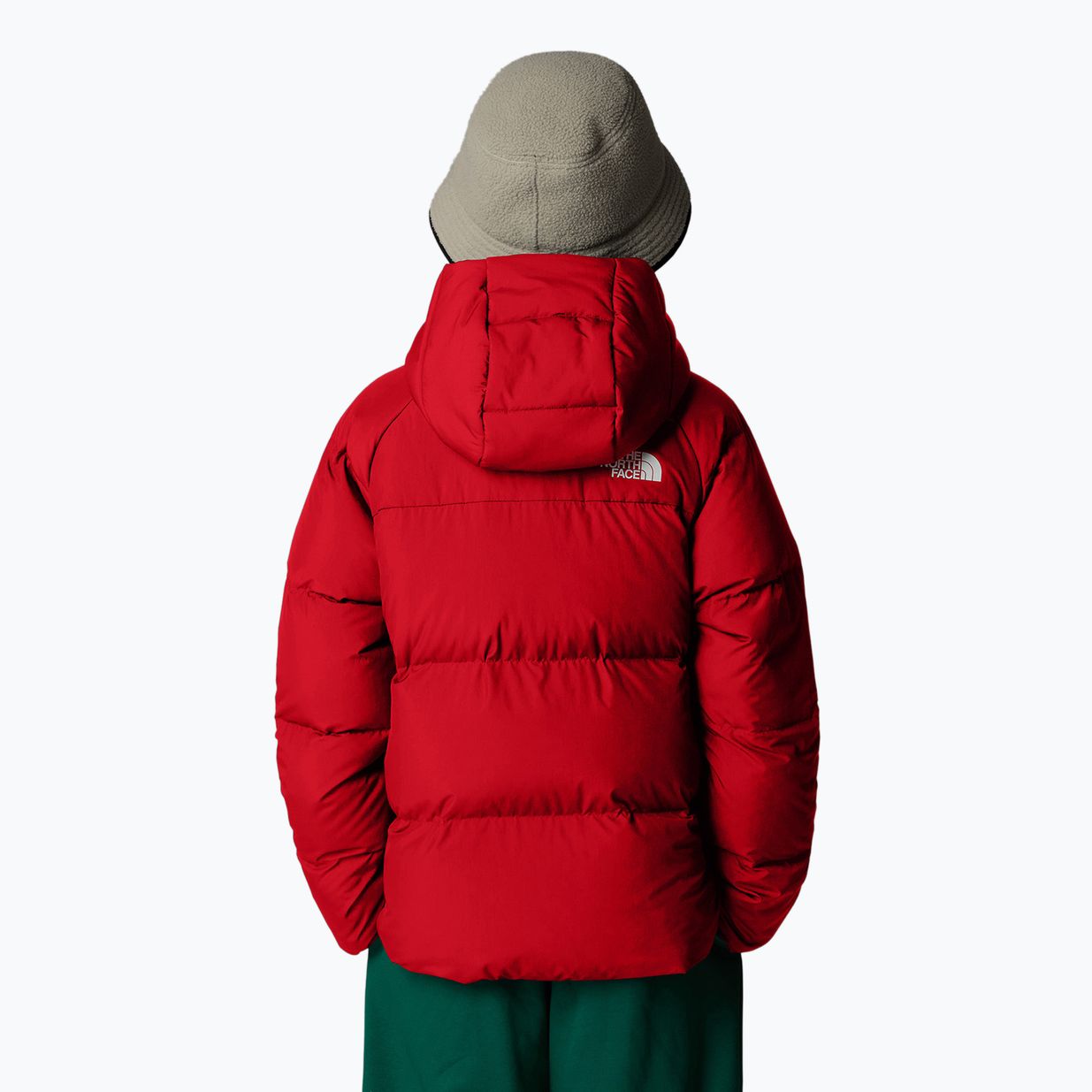 Dětská péřová bunda The North Face North Down Hooded red 3