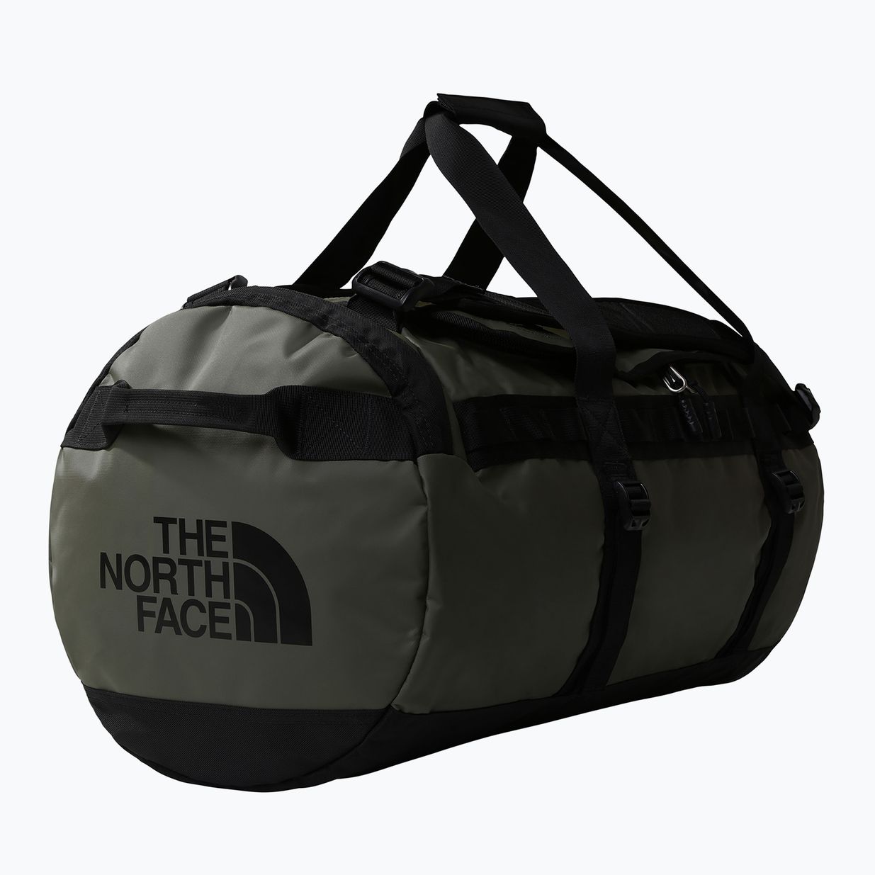 Cestovní taška The North Face Base Camp Duffel M 71 l new taupe green/black/npf