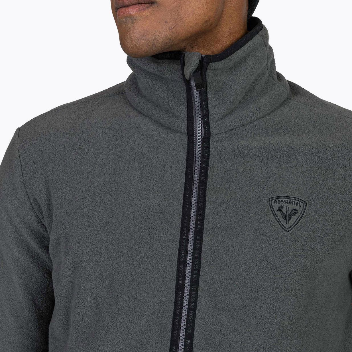 Pánská mikina Rossignol Strawpile Fleece Fz onyx grey 4