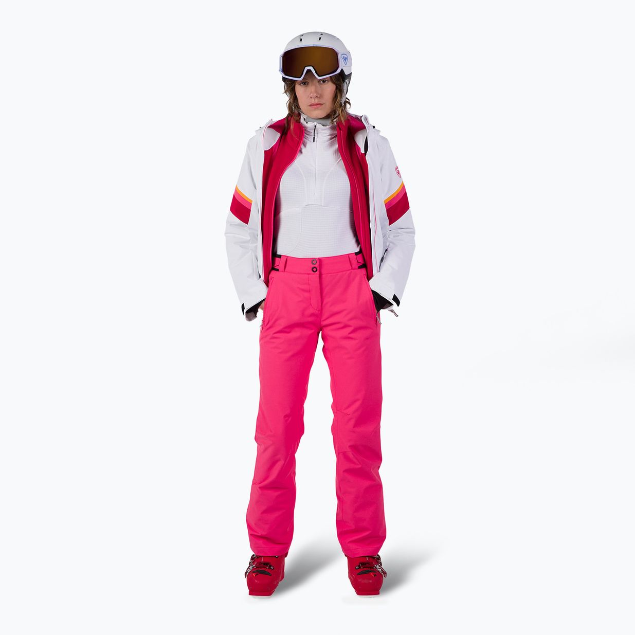 Dámské lyžařské kalhoty Rossignol Ski tea rose 2