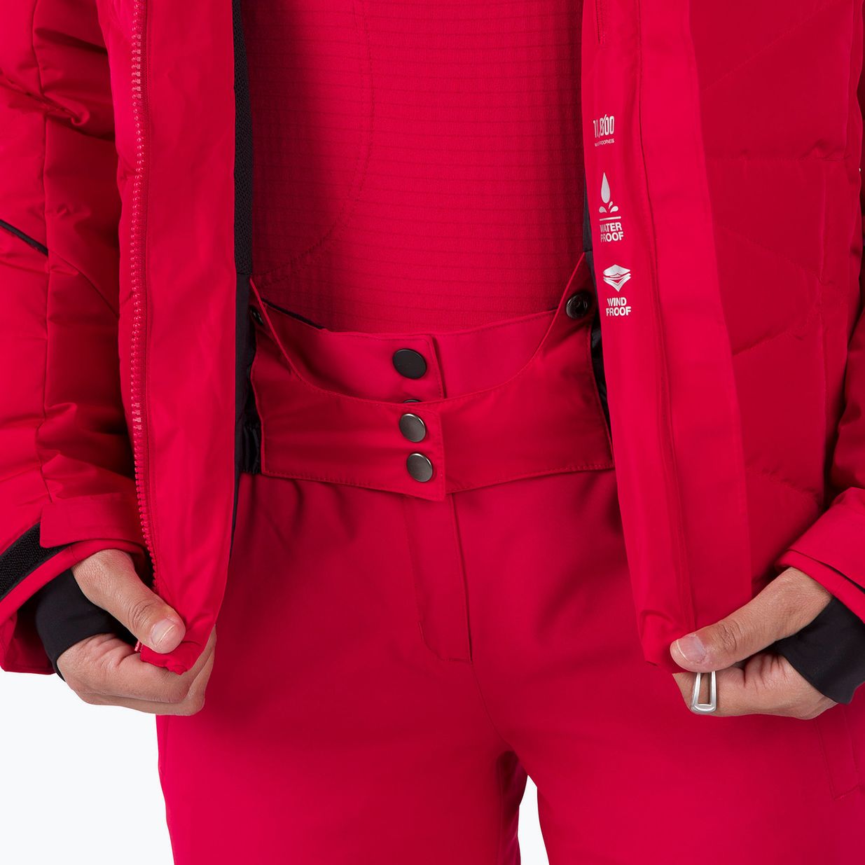 Dámská lyžařská bunda  Rossignol Staci Pearly Jkt ruby red 10