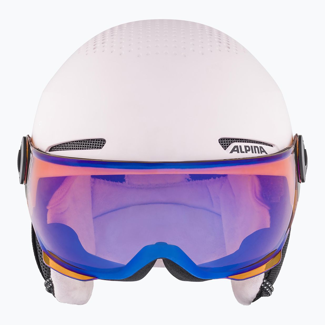 Dětské lyžařské helmy Alpina Zupo Visor Q-Lite rose matt 10