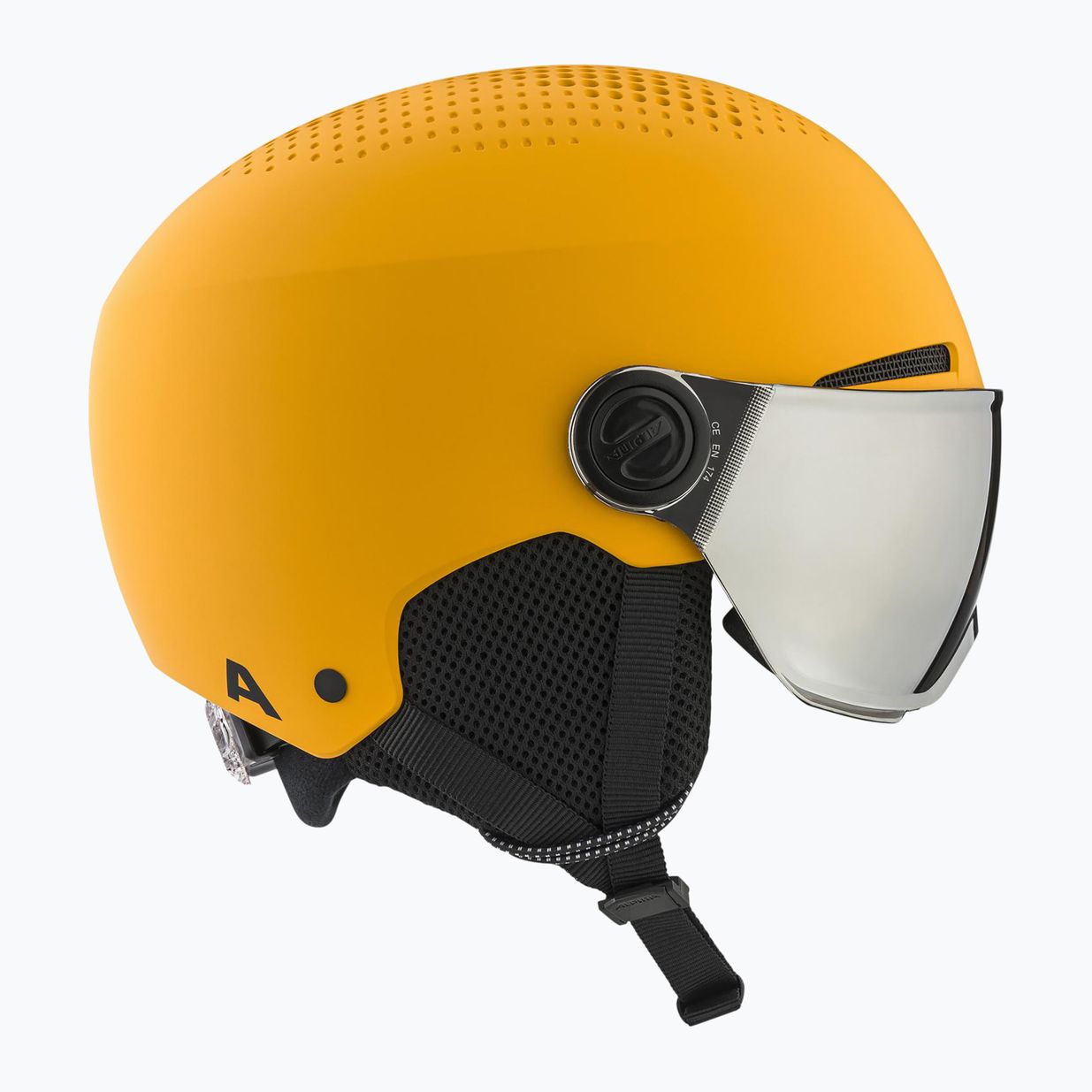 Dětská  lyžařská helma  Alpina Zupo Visor Q-Lite burned/ yellow matt 4