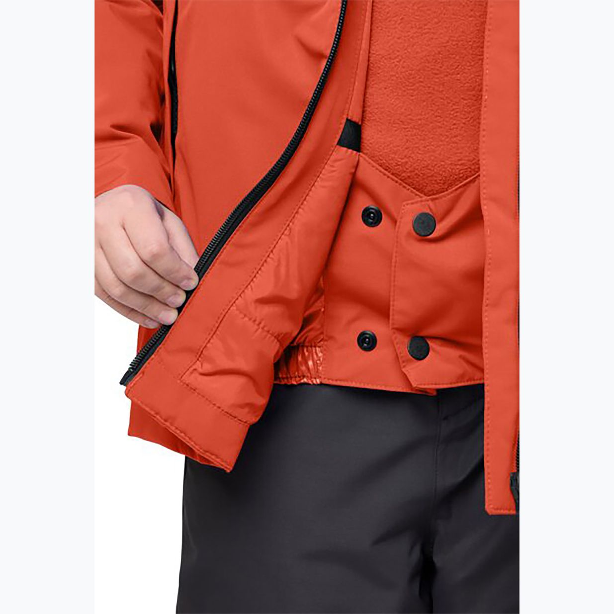 Dětská péřová bunda Jack Wolfskin Actamic 2L Ins coral orange 3