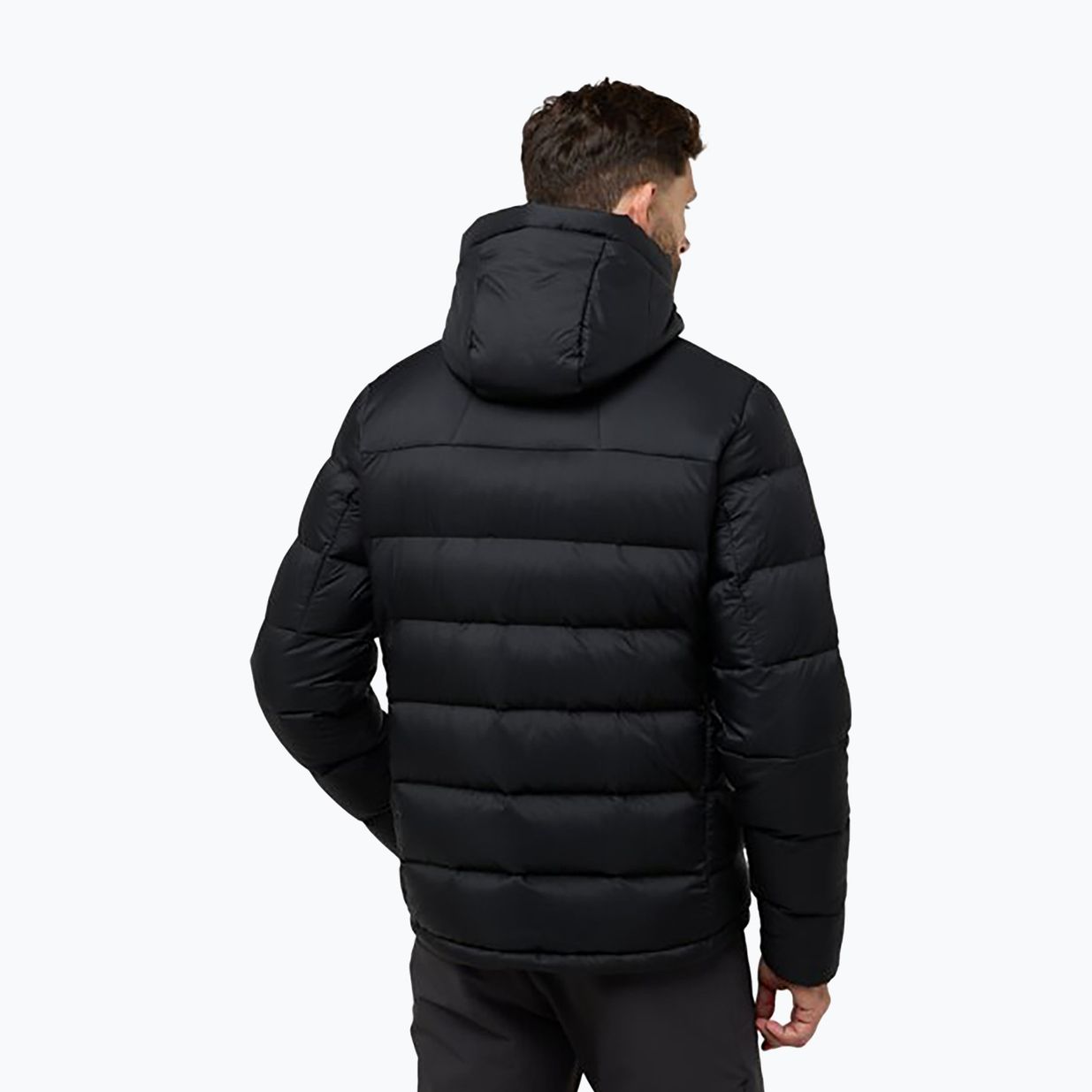 Pánská péřová bunda Jack Wolfskin Nebelhorn Down Hoody black 2