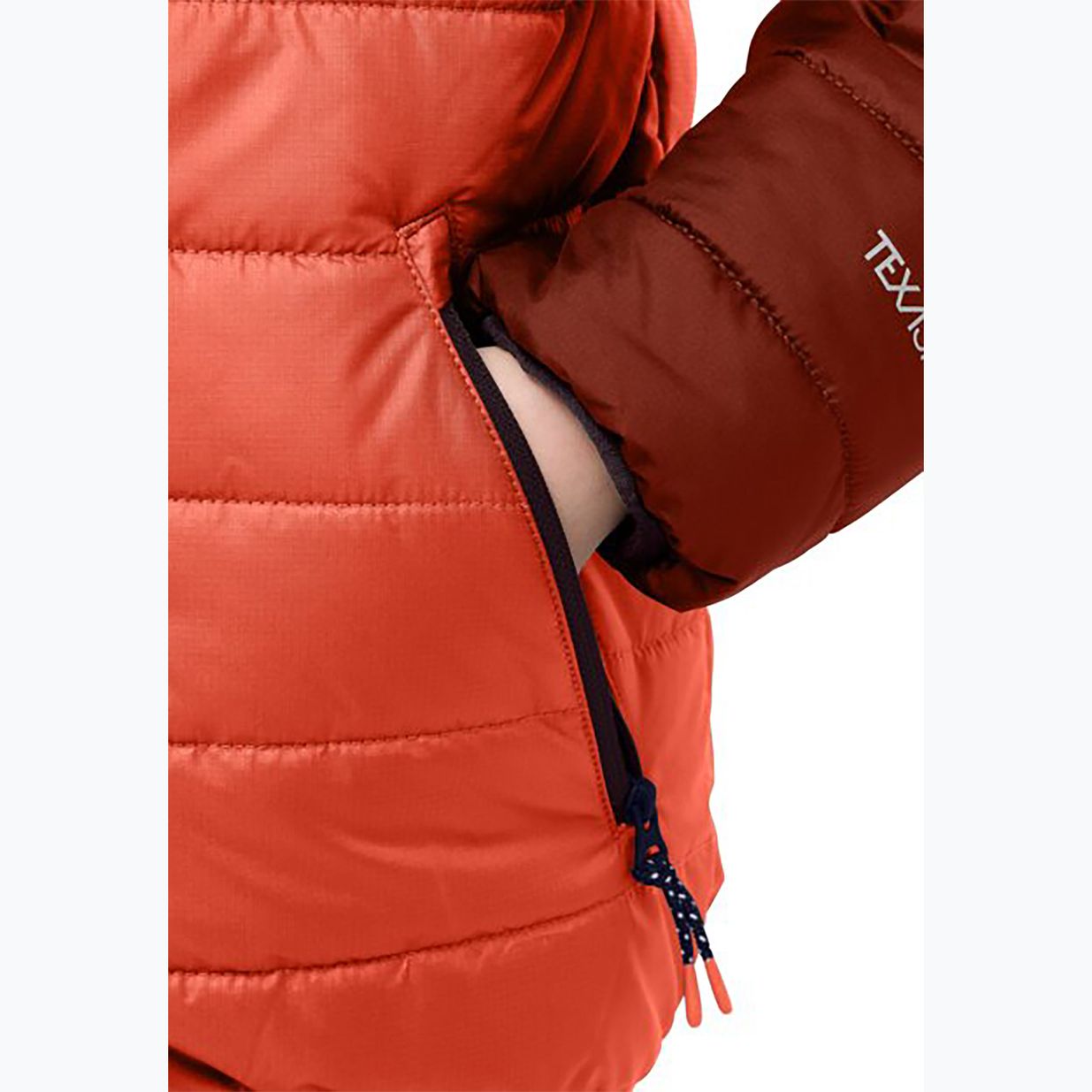 Dětská péřová bunda Jack Wolfskin Zenon coral orange 3