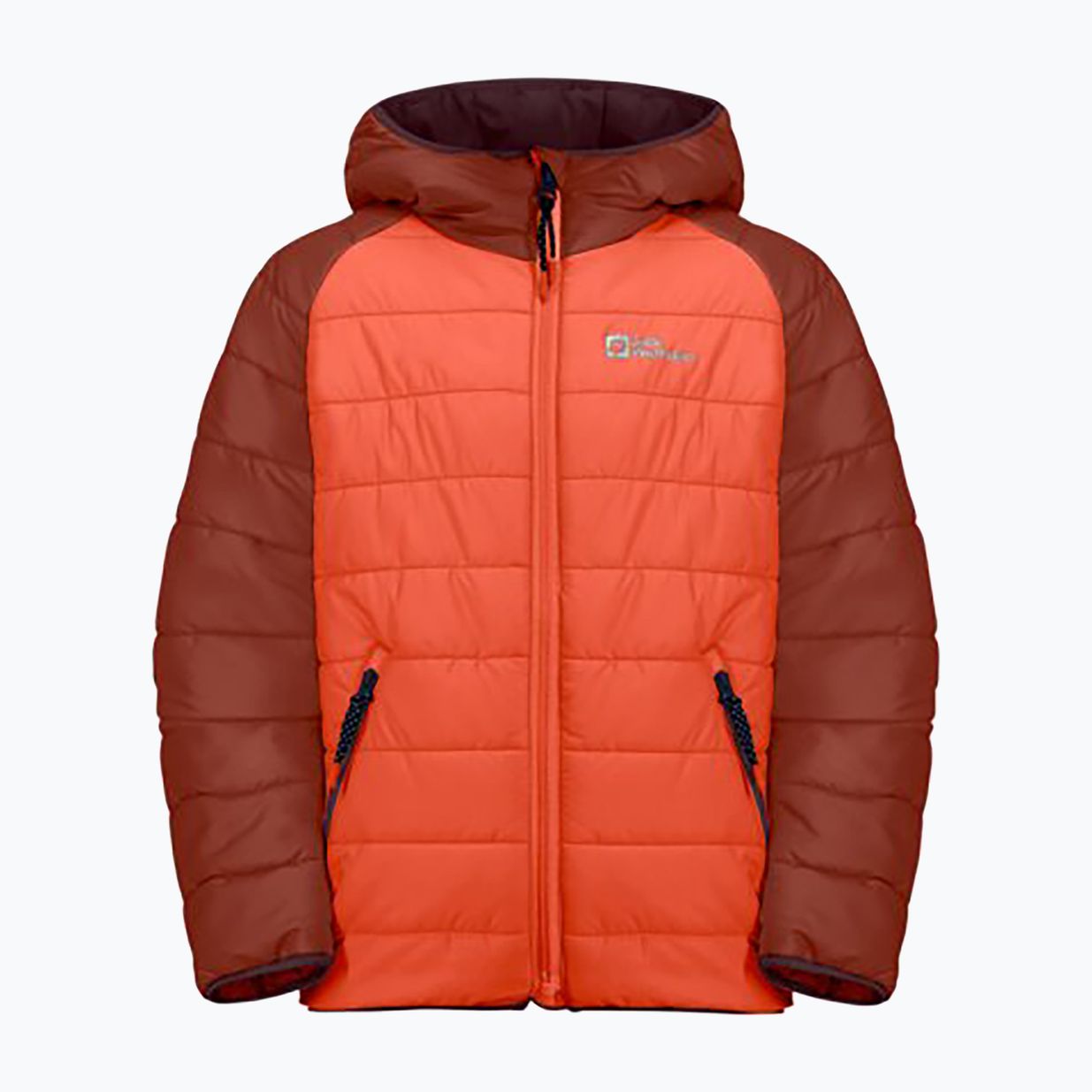 Dětská péřová bunda Jack Wolfskin Zenon coral orange 4