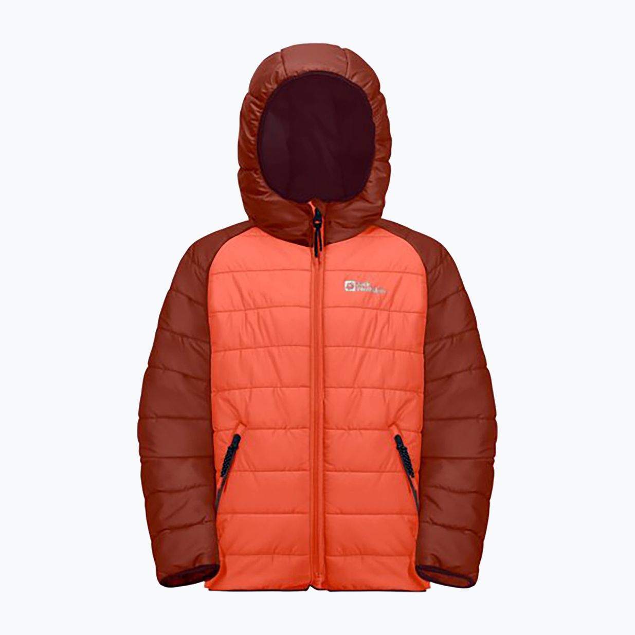 Dětská péřová bunda Jack Wolfskin Zenon coral orange 6