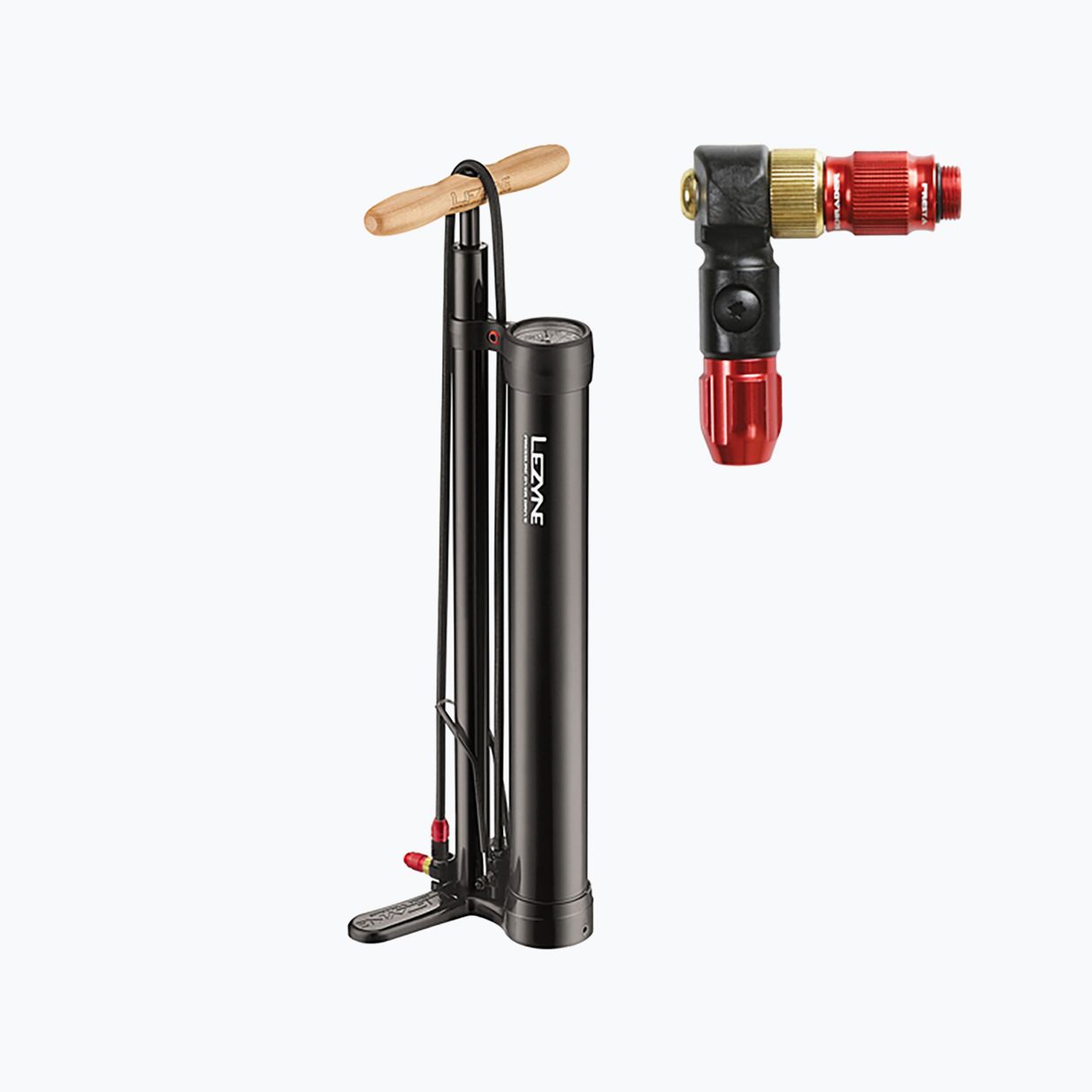 Lezyne Pressure Over Drive Abs-1 Pro Chuck bike pump Black LZN-1-FP-PRODR-V204 7