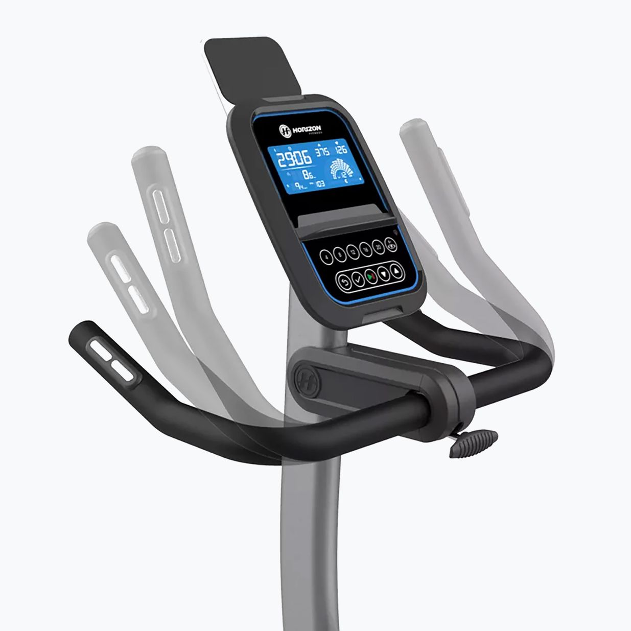 Eliptický trenažér Horizon Fitness PAROS 3.0 Upright černý 2