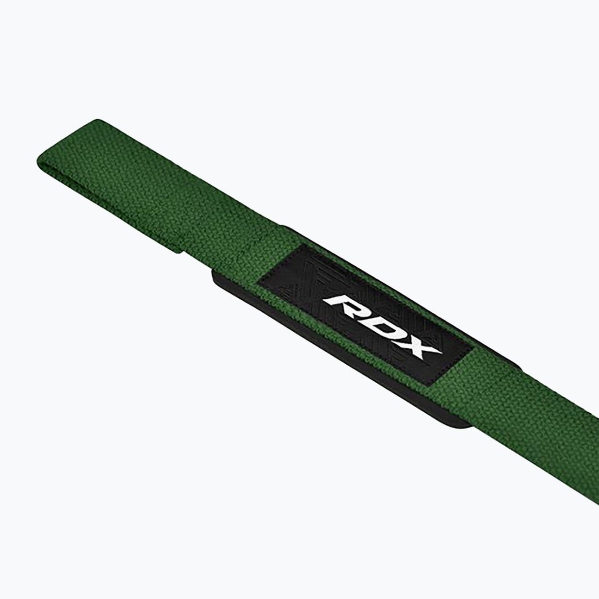 Popruhy s háky na zápěstí RDX W1 Weight Training Wrist Straps army green 4