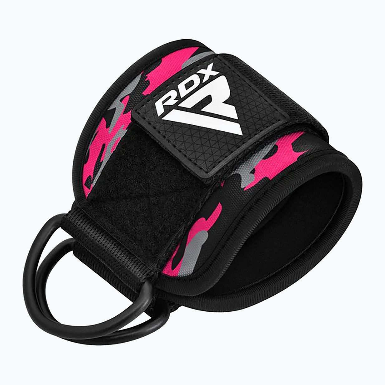 Popruhy s háky kotníkové RDX A4 Ankle Straps For Gym Cable Machine pink 2