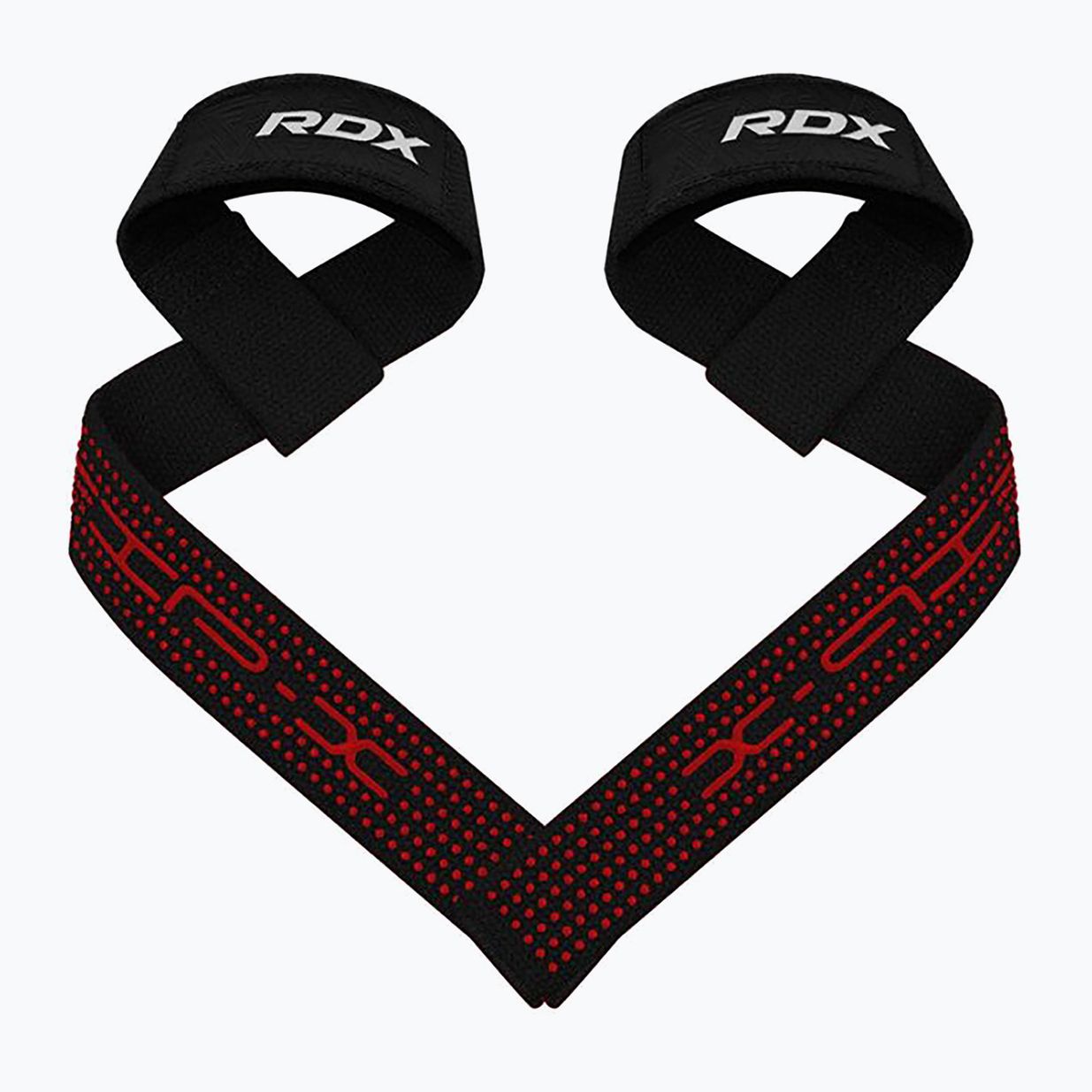 Popruhy s háky na zápěstí RDX S4 Weightlifting Wrist Straps black 2