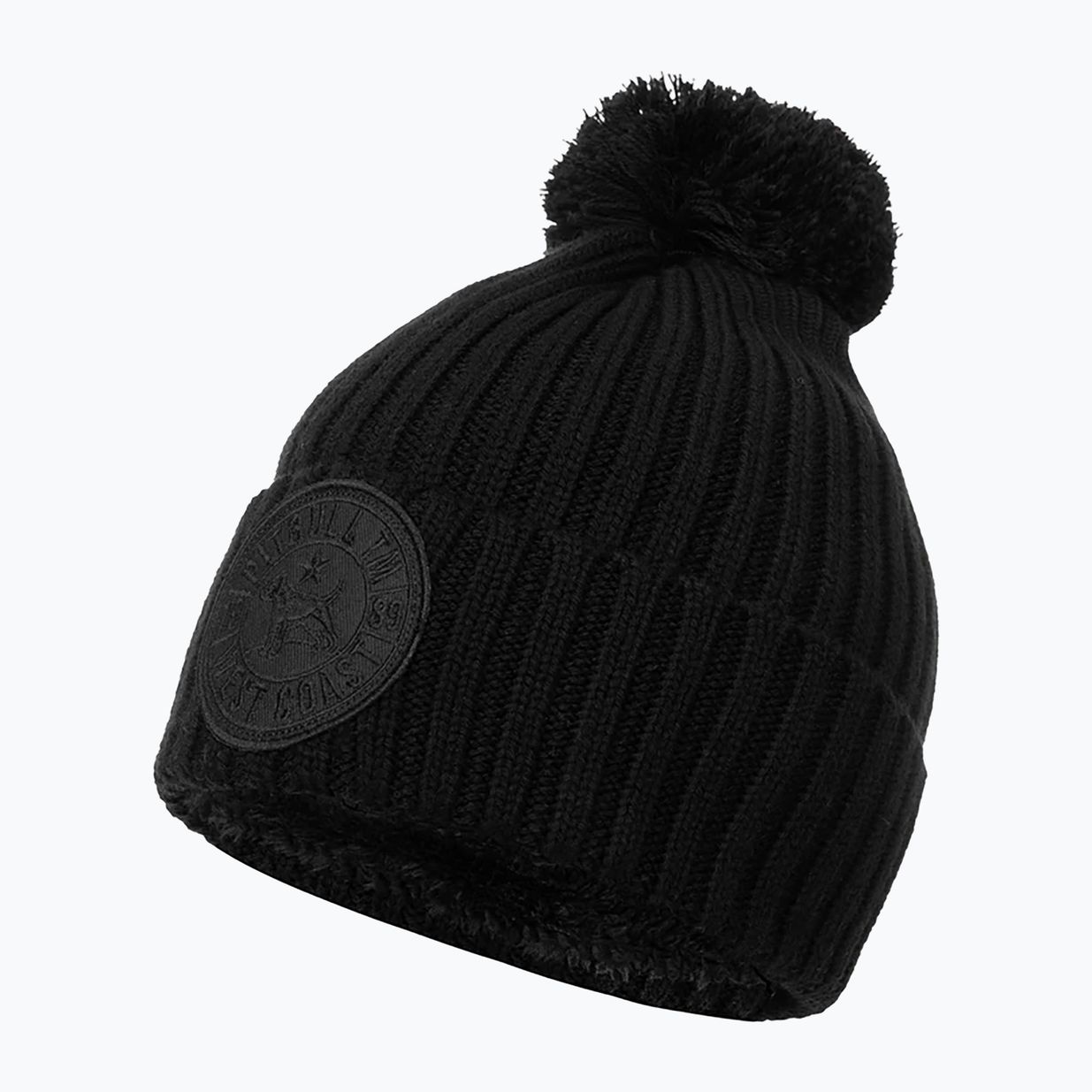 Zimní čepice Pitbull West Coast Beanie Bubble California Dog black