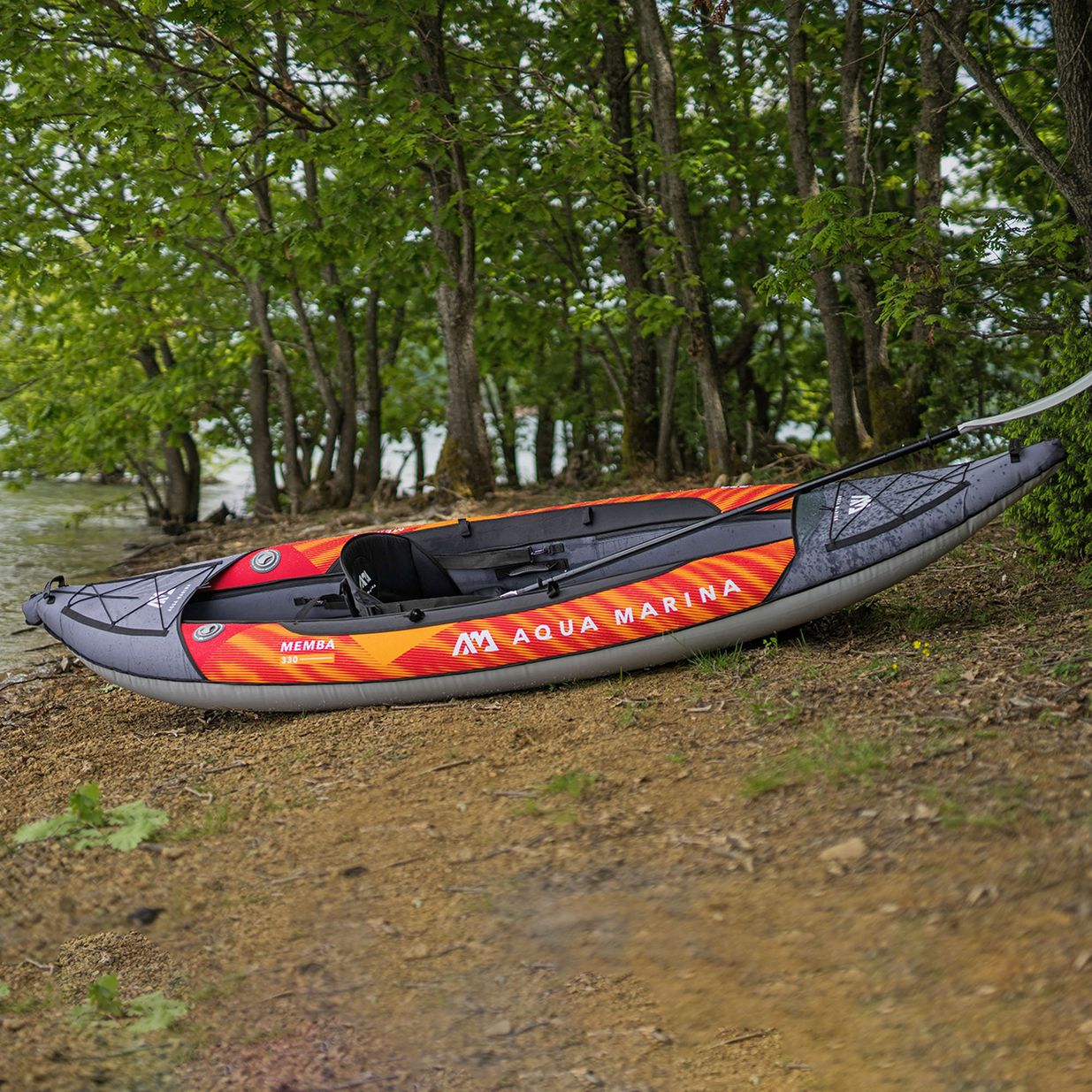 Nafukovací kajak pro 1 osobu AquaMarina Touring Kayak orange Memba-330 11